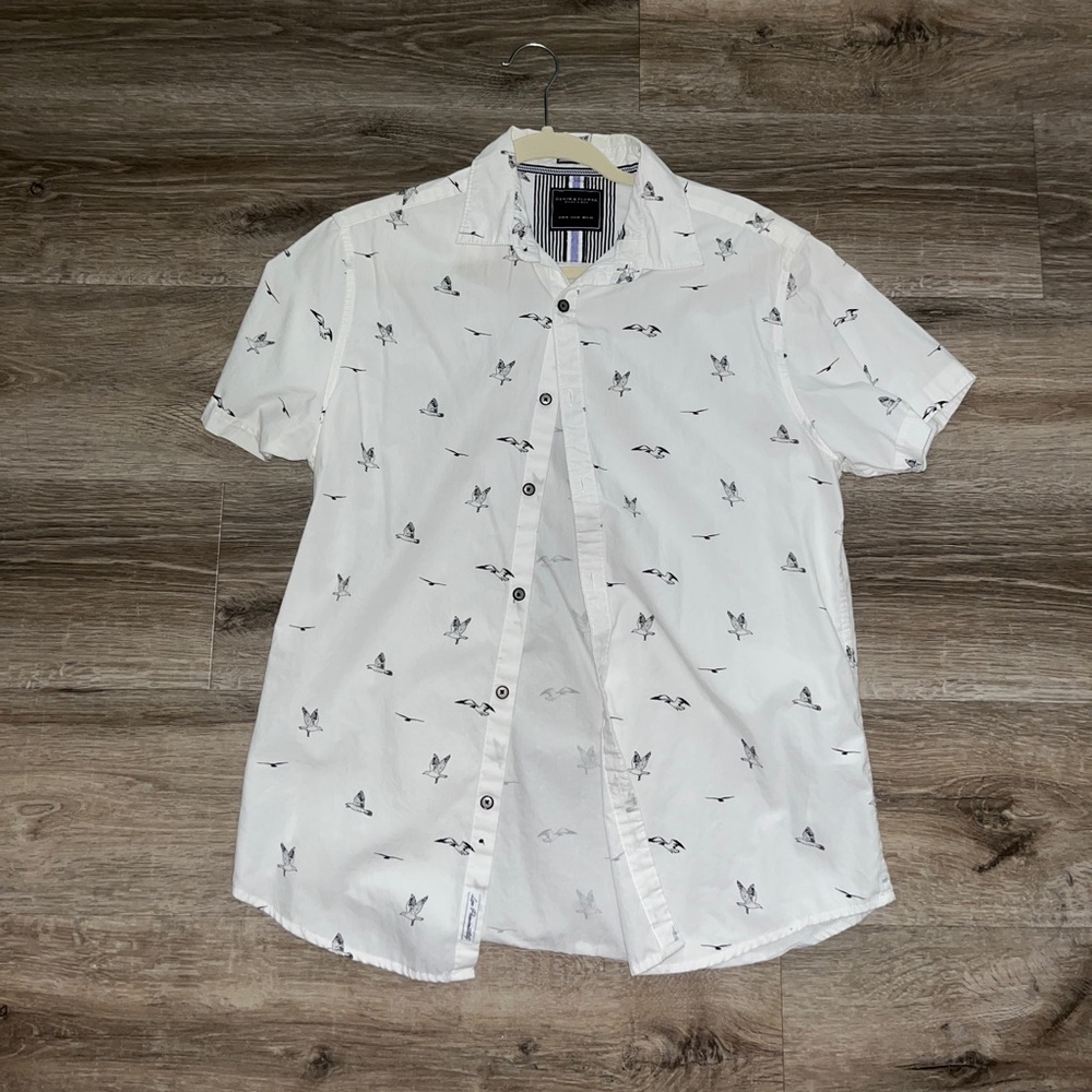 Vintage white button up shirt